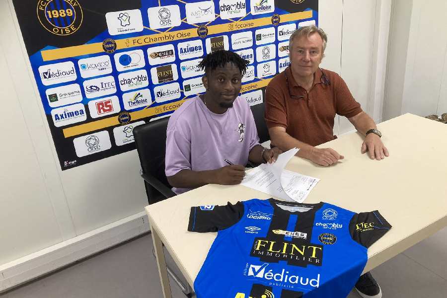 Le FC Chambly Oise officialise la signature de Royce Openda